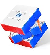 GAN 356 ME, Speed Cube 3x3 Magnetic Puzzle Toy with 48 Magnets GES Pro+ Customized 12 Tension Set...