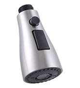 brushed nickel kitchen faucet head