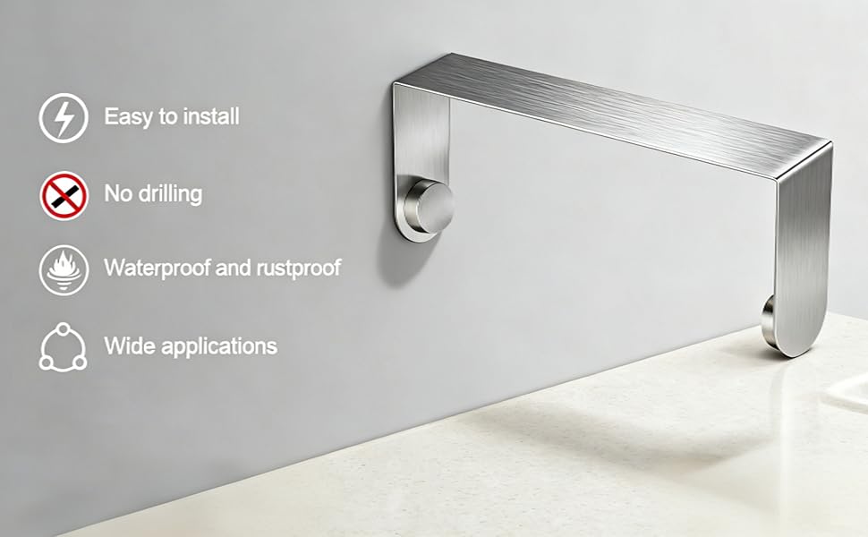 stainless steel paper roll holder