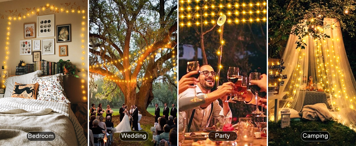 silver wire lights