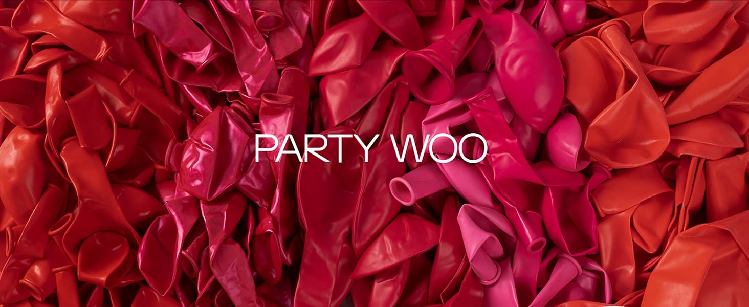 PartyWoo Red Balloons