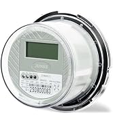 Digital Electric Meter,120V 2 Wire KWH Meter,Watt Meter, Used for RV and Home Meter