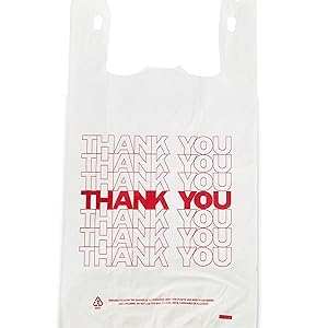 plastic bags thank you bags t-shirt bags plastic shoppping bahs