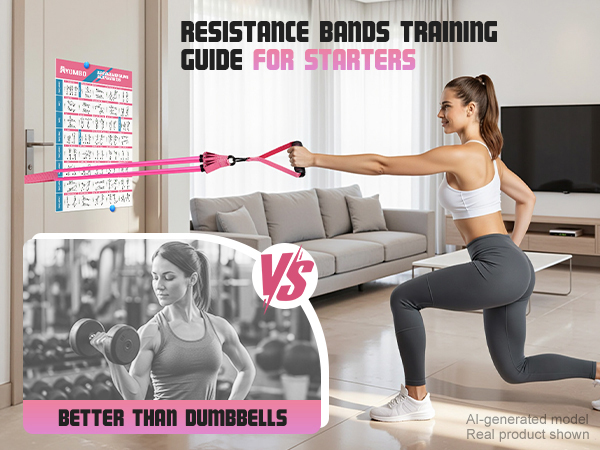 resistance bands set women