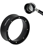 MiiCoffee 58mm Magnetic Dosing Funnel - Espresso Coffee Dosing Ring - Anodized Aluminum with 9 Ma...