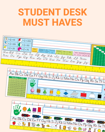 Reference Name plates for student desks
