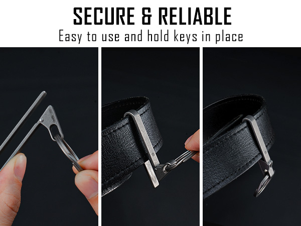 titanium quick release keychain