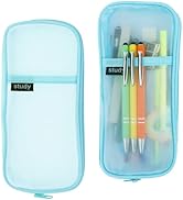 Pencil Case, Pencil Pouch, Pencil Bag, Mesh Pencil Case, Clear Pencil Case With Zipper, Large Cap...
