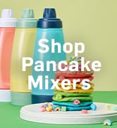 Whiskware Pancake Batter Bottle with BlenderBall Wire Whisk, Pancake Batter Dispenser Bottle for ...