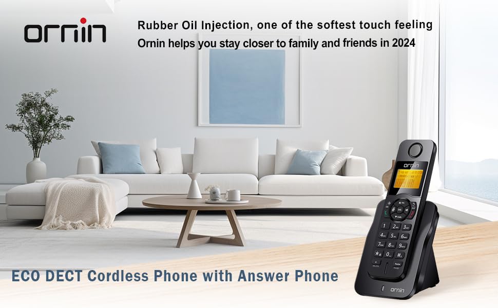 D1005 ECO Cordless Phone with Answer Phone