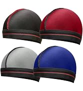 ForceWave Wave Cap,Silky Stocking Wave Cap for Men Women, Black Wave Compression Cap for 360 Waves