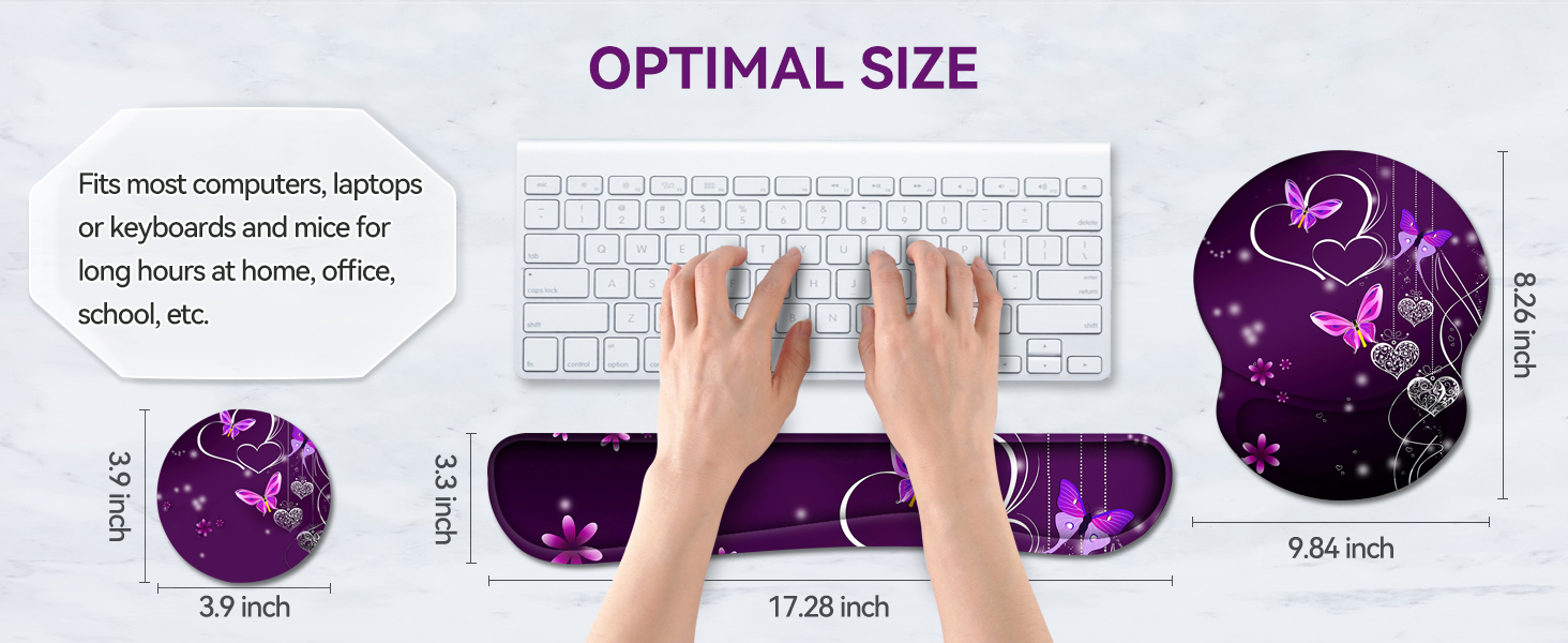 optimal size mouse pad