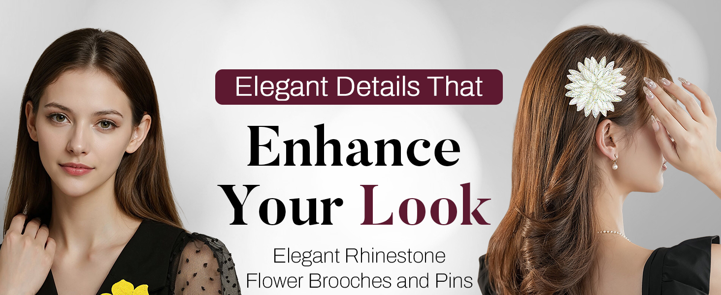 fashion brooches for women crystal brooch pin rhinestone brooch vintage floral brooch floral brooch