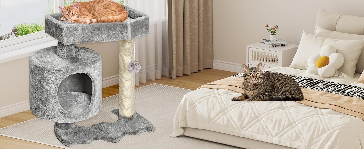 cat tree; cat tower; cat tree tower; cat tower with scratching post; cat trees; cat tree for indoor