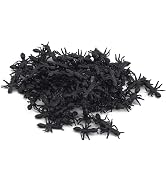 Sluswallow 100Pcs Black Fake Black Ant Realistic Imitation for Halloween Prank Props Simple and S...