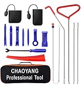 17PCS Car Multifunctional Tool Kit for Car with Trim Removal Tool,Air Wedge Bag,Window Wedge