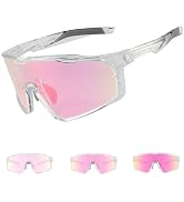 Ukoly Photochromic Cycling Glasses For Men Women, Sports Sunglasses For Baseball Running Cycling ...
