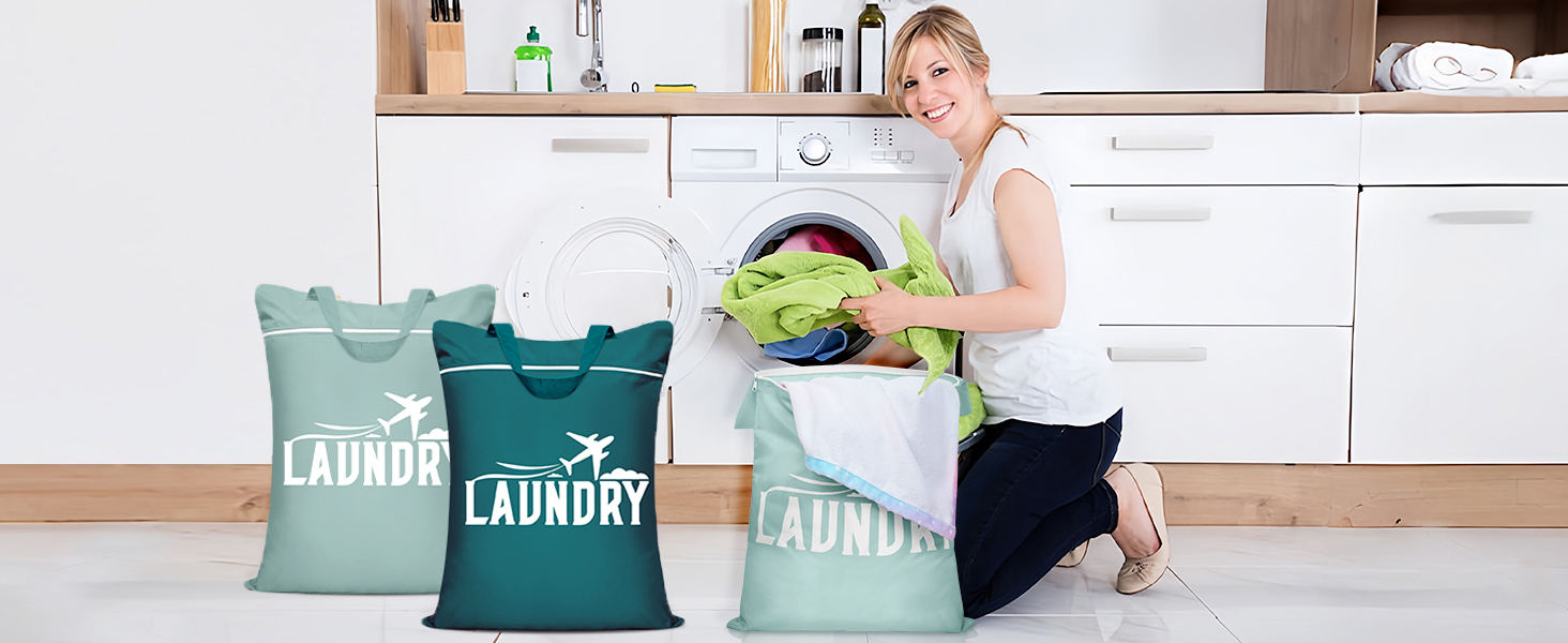 travel laundry bag Greenpc03