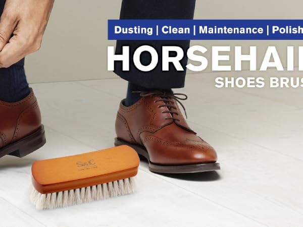 White horsehair brush
