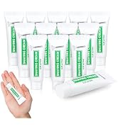 Travel Size Shaving Cream Bulk Pack of 100,Individually Wrapped 10ml/0.35fl oz Mini Disposable Sh...