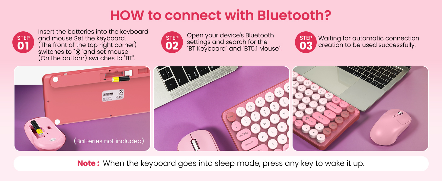 wireless keyboard and mouse combo