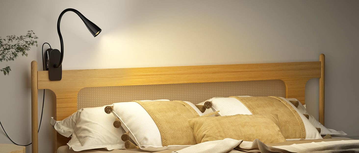 clip on lamp for bed