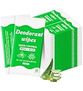 Travel Deodorant Body Shower Wipes Deodorizing Bathing Wipes, Disposable No Rinse Adults Women Me...