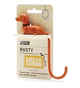 Monkey Business Rusty The Dog Tail Hook for Computer Screen, Desk Headphone Hanger Organizer Deco...