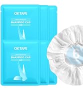 OK TAPE No Water Shampoo Cap (6 Packs), Microwaveable Rinse Free Shampoo Caps for Bedridden Patie...