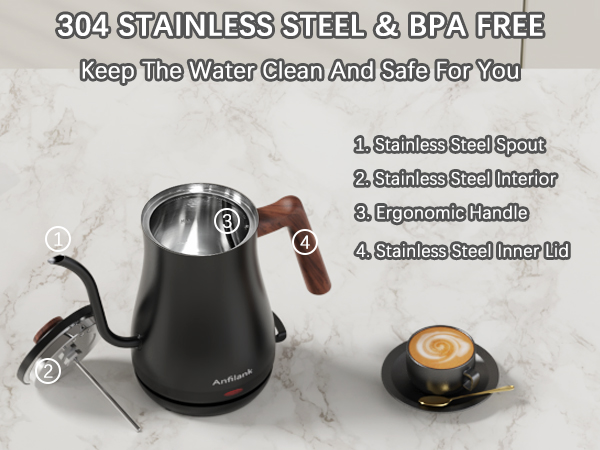 stainless steel electric kettle