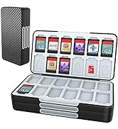 HEIYING Game Card Case for Nintendo Switch&Switch OLED,Carbon Fibre Surface Processes Design Swit...