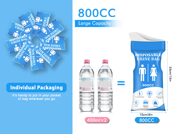 emergency urinal bags