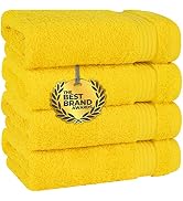 Cotton Paradise Hand Towels for Bathroom, 100% Turkish Cotton 16x28 inch 4 Piece Hand Towel Set, ...