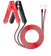 Nilight - GA-ACC-01 2 Pcs 30A Alligator Clips Booster Jumper Cable for Car Battery Charging Charg...