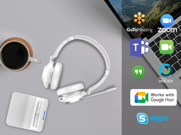 computer headset with microphone