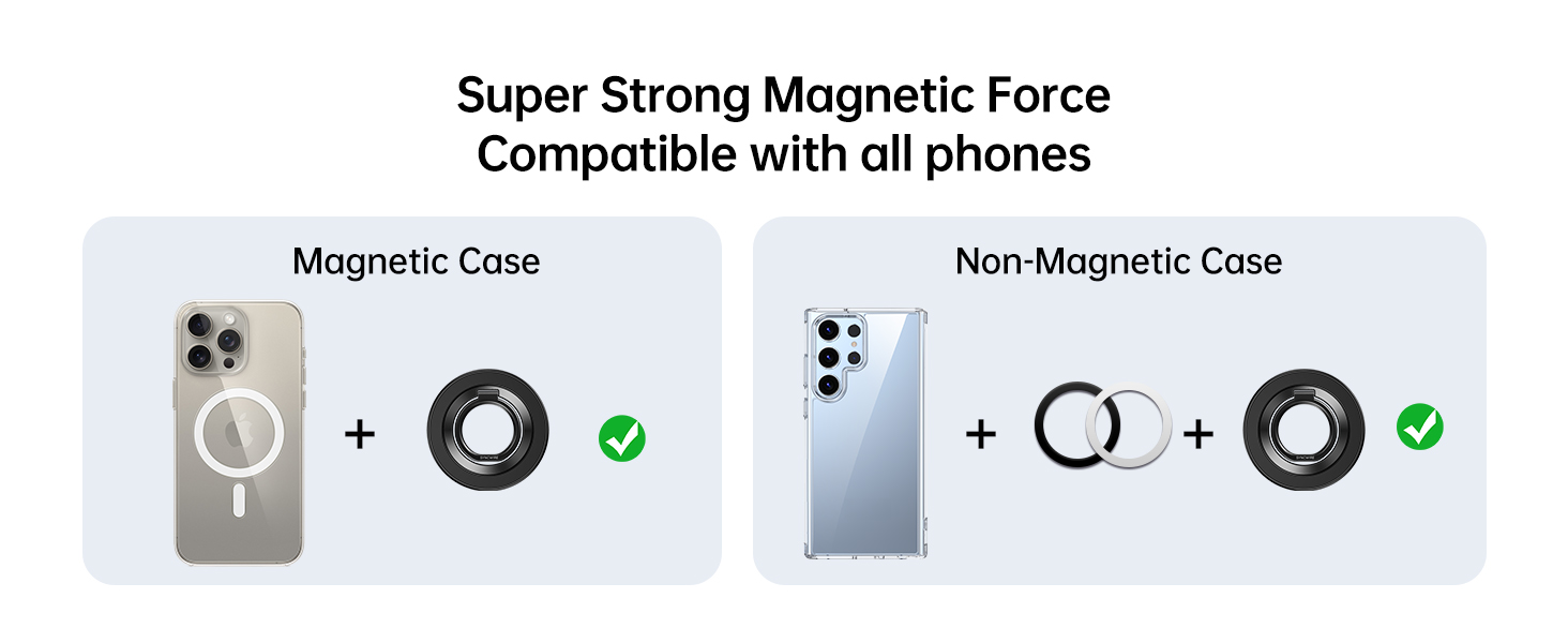 Magnetic Phone Ring Holder