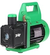 PB Motor Tech 4.5CFM 1/3HP Vacuum Pump-110V Rotary Vane Air Pump for AC, Refrigerant Recharging, ...
