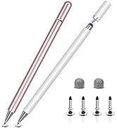 Stylus Pen for iPad 2 Pack, LIBERRWAY 2 in 1 Disc Stylus Pens for Touch Screens, Capacitive Stylu...