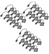DoroJepi HDMI to VGA Adapter 30-Pack, Uni-Directional Gold-Plated HDMI Male to VGA Female Bulk fo...