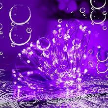 purple solar lights outdoor Halloween