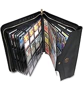 ENHANCE Trading Card Binder Album - 12 Pocket TCG Binder for 624 Cards - Side Loading Card Binder...
