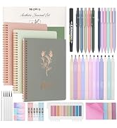 Nicpro 50PCS Cute Spiral Notebook Stationary Set For Women, Bible Journal Set, 3PCS A5 Spiral Not...