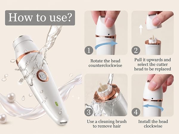 7-in-1 Electric Razors for Women,Bikini Trimmer for Women,
