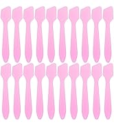 Tbestmax 300 Pcs Mini Cosmetic Spatulas 3.2" Disposable Makeup Spatula, Plastic Spoon Spatula Pin...