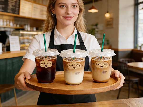 clear coffee cups with lids