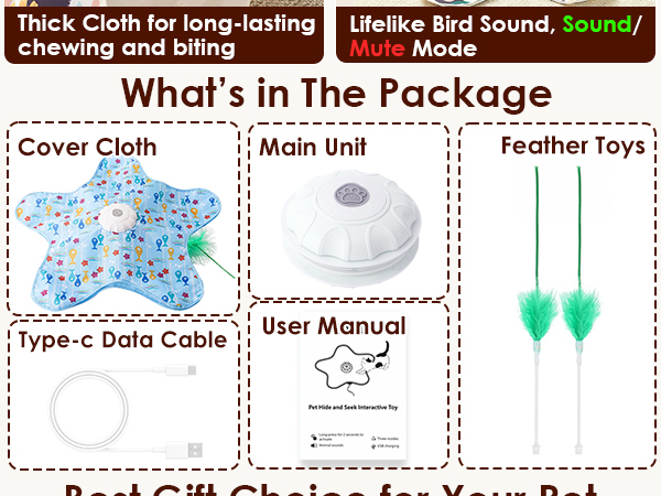 Interactive Cat Toys Rechargeable