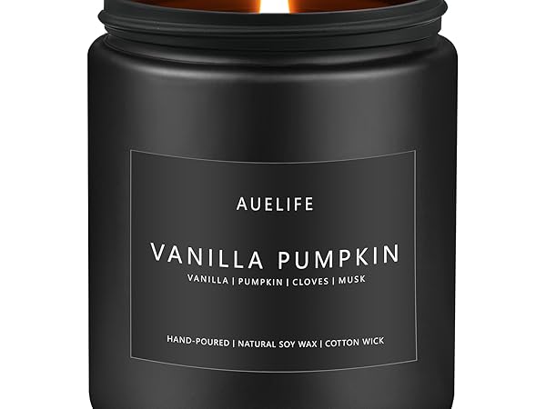 Pumpkin candle