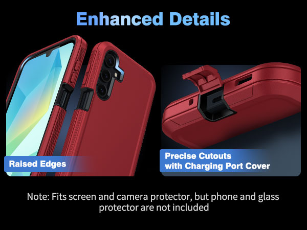 samsung galaxy a16 case heavy duty drop impact resistant