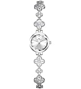 Gosasa Vintage Gold Watch for Women Four-Leaf Clover Diamond Women’s Bracelet Watch Stainless Ste...