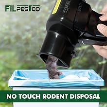 No touch rodent disposal